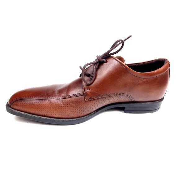 Men`s ECCO Edinburgh Tie Oxford Shoes Leather  Size 41 US 7-7.5 Brown main image 6